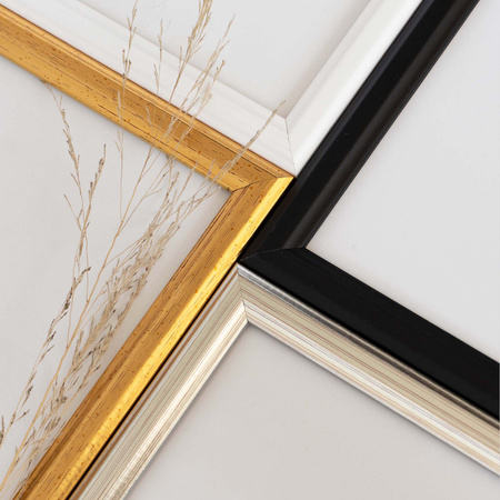 Biała ramka drewniana na zdjęcia DRWA 1 10x10 cm