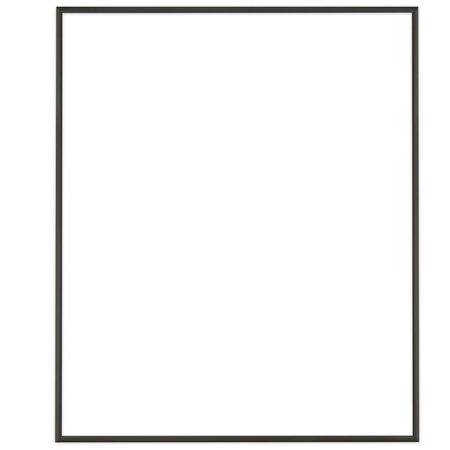 Czarna ramka aluminiowa na zdjęcia Royall 50x60 cm