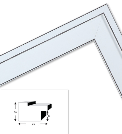Ramka drewniana na zdjęcia DRL M 01 15x21 cm