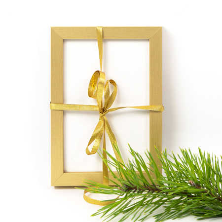 Złota ramka na zdjęcie LUX Z 10x15 cm