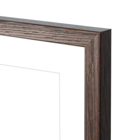 Foto Galeria 30x40 cm kolor brązowy Ramka na 5 zdjęcia 10x15 cm z Passe Partout