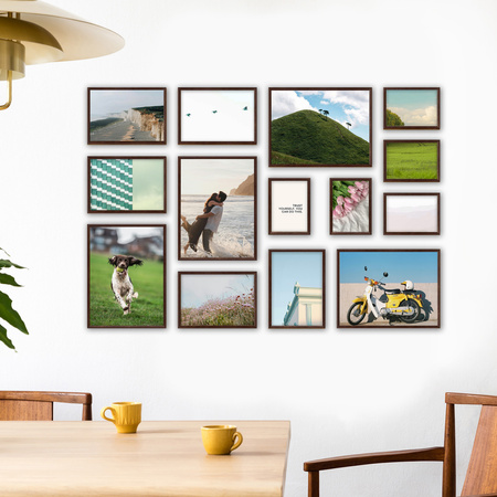 Zestaw brązowych ramek galeria HIT 4 GF0001