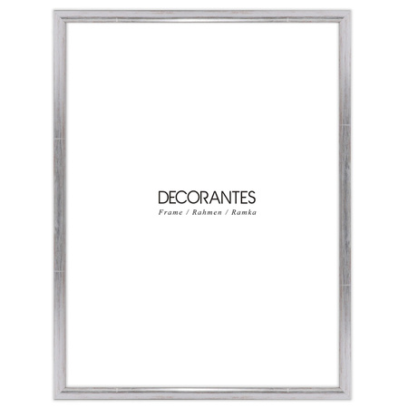 Srebrna ramka drewniana na zdjęcia EKO S2 40x50 cm