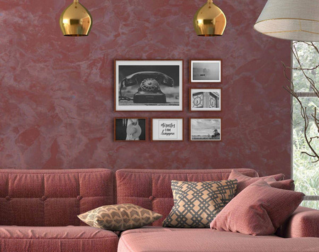 Zestaw brązowych ramek galeria Pinia 3 GF0002