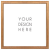 Ramka drewniana DRWA 3 kolor dąb 10x10 cm