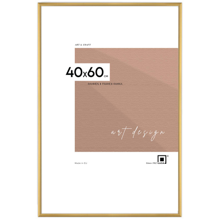 Pakiet 2 szt. złotych ramek aluminiowych Royall 40x60 cm