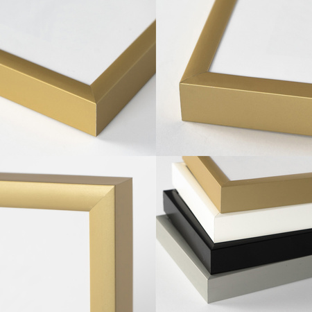 Złota ramka aluminiowa QAL 15x21 cm