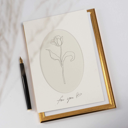 Passe partout 10x15 (6x9) OWAL BIAŁY OFF WHITE