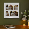Foto Galeria 40x40 cm kolor biały Ramka na 4 zdjęcia 10x15 cm i 15x21 cm z Passe Partout