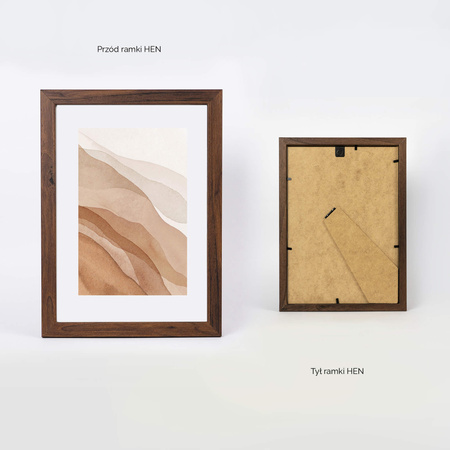 Pakiet 5 szt. brązowych ramek na zdjęcia HEN 4 21x29,7 cm A4