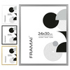 Srebrna ramka aluminiowa QAL 24x30 cm