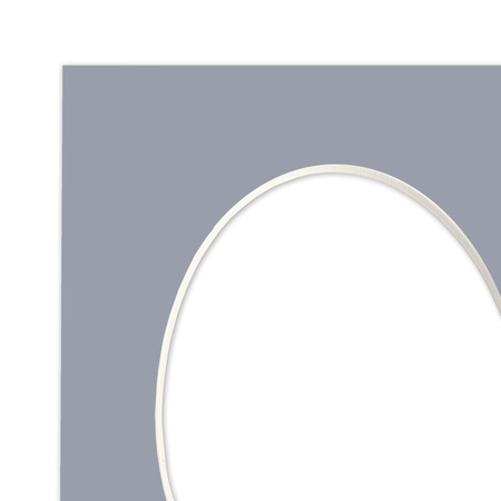 Passe partout 24x30 (18x24) OWAL NIEBIESKI SKY