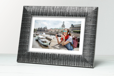 Ramka drewniana na zdjęcia DRL W S 13x18 cm