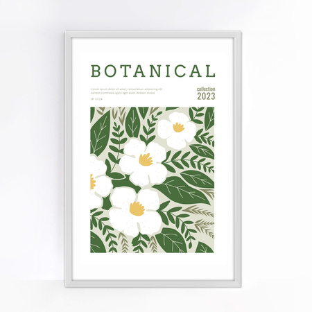 Biała ramka na zdjęcia HEN 1 40x60 cm