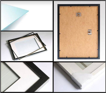 Czarna ramka przestrzenna EXPO 3D 21x30 cm (15x21cm)