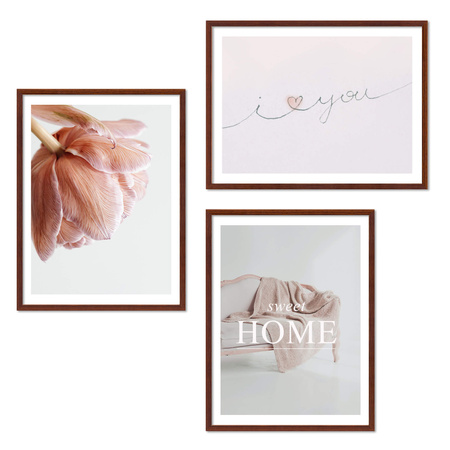 Zestaw ramek PINIA 3 GF0013 - galeria ramek na 3 zdjęcia