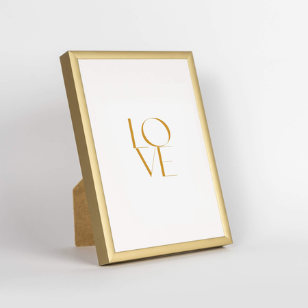 Złota ramka aluminiowa na zdjęcia Royall 15x20 cm