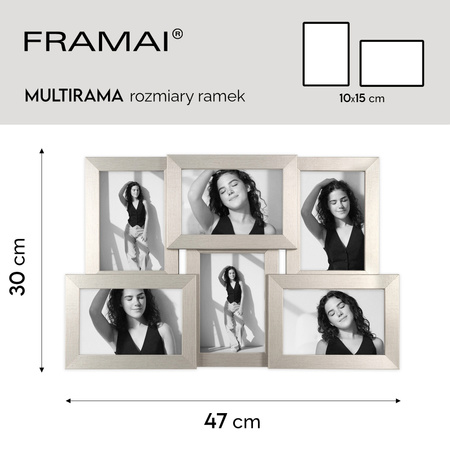 Multirama MULTI HEN S ramka na zdjęcia na sześć zdjęć