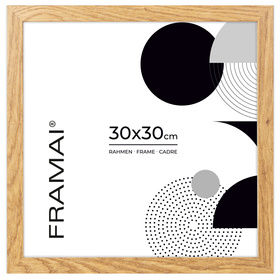 Ramka na zdjęcia w kolorze dębu HEN 01 30x30 cm