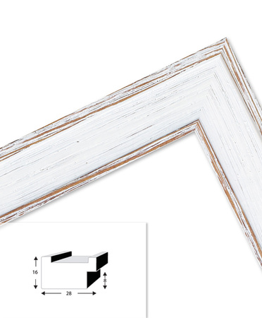 Ramka drewniana na zdjęcia DRL U 1 21x30 cm