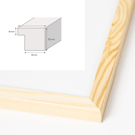 Pakiet 2szt ramek jasne drewno NYBYN 0 10x15 cm