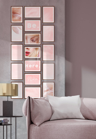 Zestaw brązowych ramek PINIA 3 GF0028 - galeria na 17 zdjęć