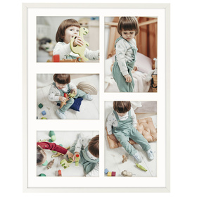 Foto Galeria 40x50 cm biała Ramka na 5 zdjęć 13x18 cm 15x21 cm z Passe Partout