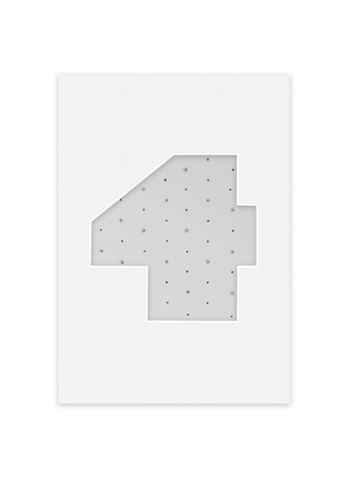 Passe Partout okienko w kształcie CYFERKI "4"