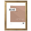 Ramka drewniana złota na zdjęcia DRL N Z 30x40 cm