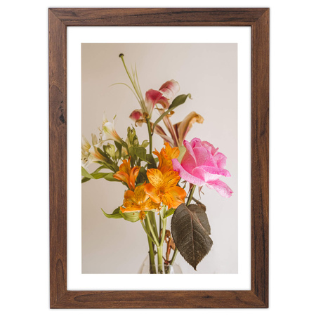 Brązowa ramka na zdjęcia HEN 4 21x29,7 cm