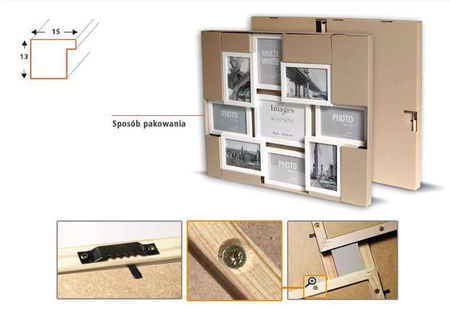 Multirama MULTI WHITE 91 ramka na zdjęcia