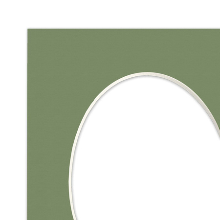 Passe partout 10x15 (6x9) OWAL ZIELONY FOREST