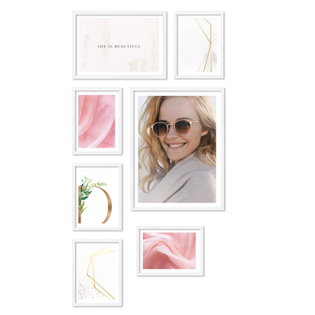 Zestaw ramek PINIA 1 GF0023 - galeria ramek na 7 zdjęć