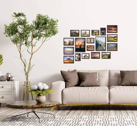 Zestaw brązowych ramek galeria 44 GF0006