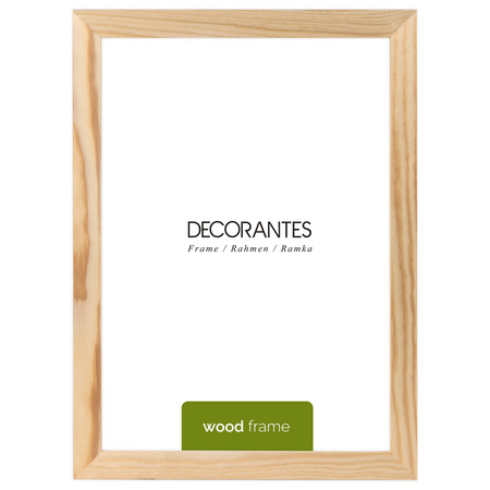 Pakiet 5 szt. ramek z drewna surowego RAW RAW 21x29,7 cm