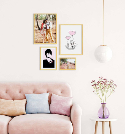 Zestaw naturalnych ramek galeria HIT 0 GF0008