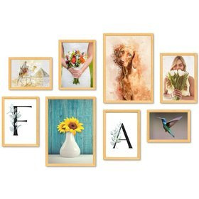 Zestaw naturalnych ramek galeria 0 GF0007