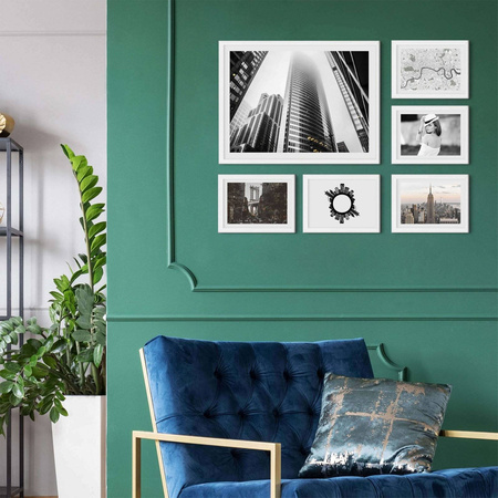 Zestaw białych ramek galeria HIT 01 GF0002