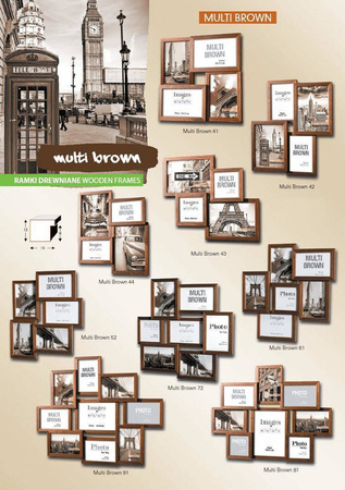 Multirama MULTI BROWN 81 ramka na zdjęcia