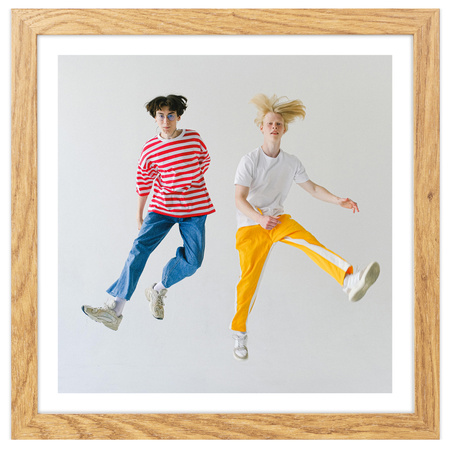 Ramka na zdjęcia w kolorze dębu HEN 01 30x30 cm