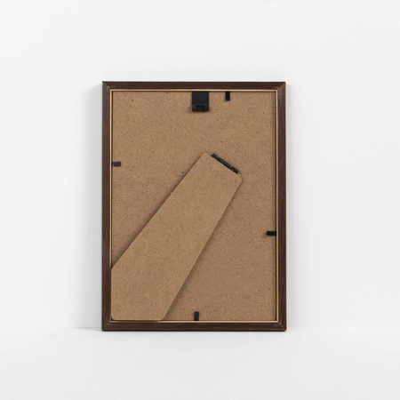 Pakiet 5 szt. ciemno brązowych ramek drewnianych na zdjęcia DRWA 44 15x21 cm