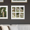 Foto Galeria 40x40 cm kolor biały Ramka na 6 zdjęć 10x15 cm z Passe Partout