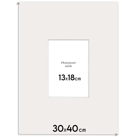 Passe partout 30x40 (13x18) ZIELONY EVERGREEN