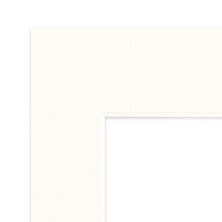 Pakiet 5 szt. Passe Partout 50x60 (40x50) BIAŁY SNOW WHITE