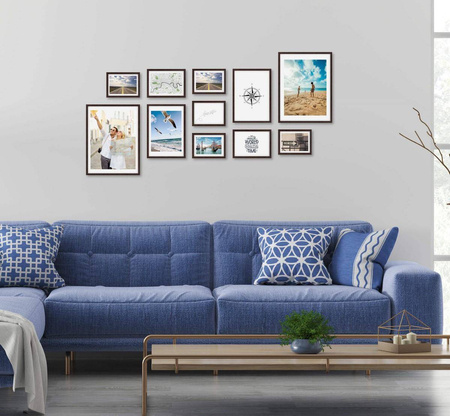 Zestaw brązowych ramek galeria PINIA 4 GF0005