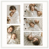 Foto Galeria 50x50 cm biała Ramka na 5 zdjęć 15x21 cm z Passe Partout