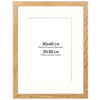 Brązowa ramka na zdjęcia HEN PASS 01 30x40 cm z passe partout (21x30)