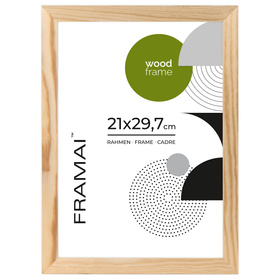 Ramka z drewna surowego na zdjęcia RAW 21x29,7 cm
