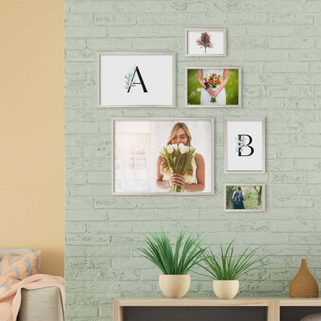 Zestaw srebrnych ramek galeria S GF0010