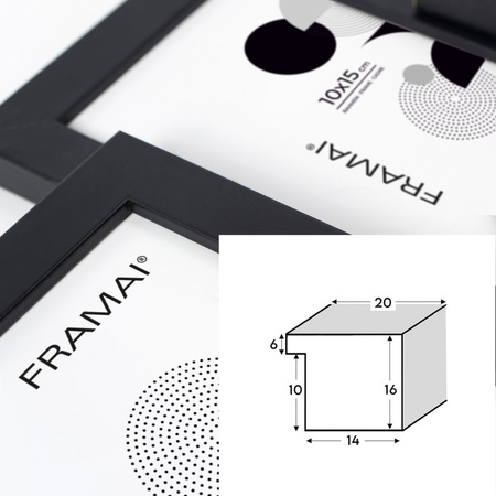 Multirama MULTI HEN 2 ramka na zdjęcia na 8 zdjęć - czarna